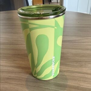 Starbucks Lime and Chartreuse Tumbler